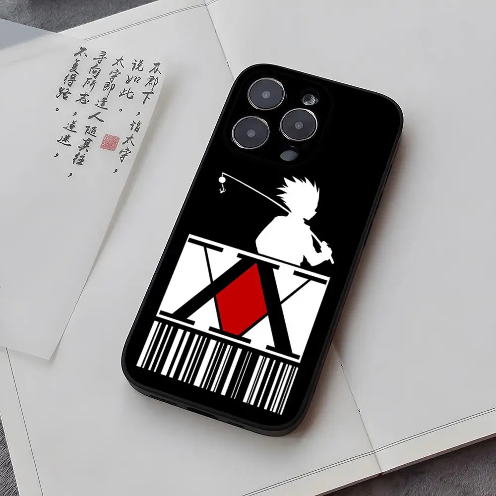 Чехол для телефона Hxh Hunter x License iphone 16 Pro Max 15 11 13 14 Xs Mini Xr X 7 Plus Shell Coque