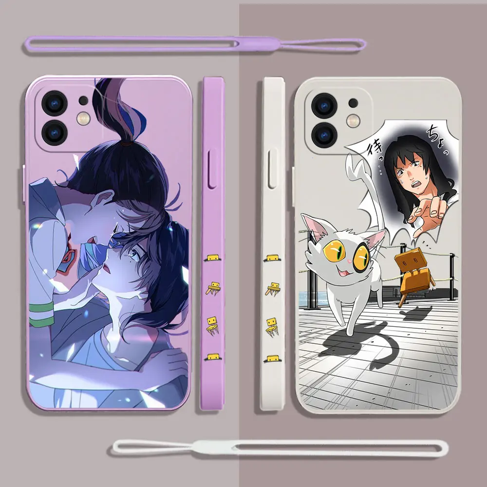 

Japan Suzume Phone Case For Xiaomi Redmi Note 12 11 11T 10 10S 9 Pro Plus 10C 9A 9C 9T K40 K50 K60 4G 5G With Hand Strap