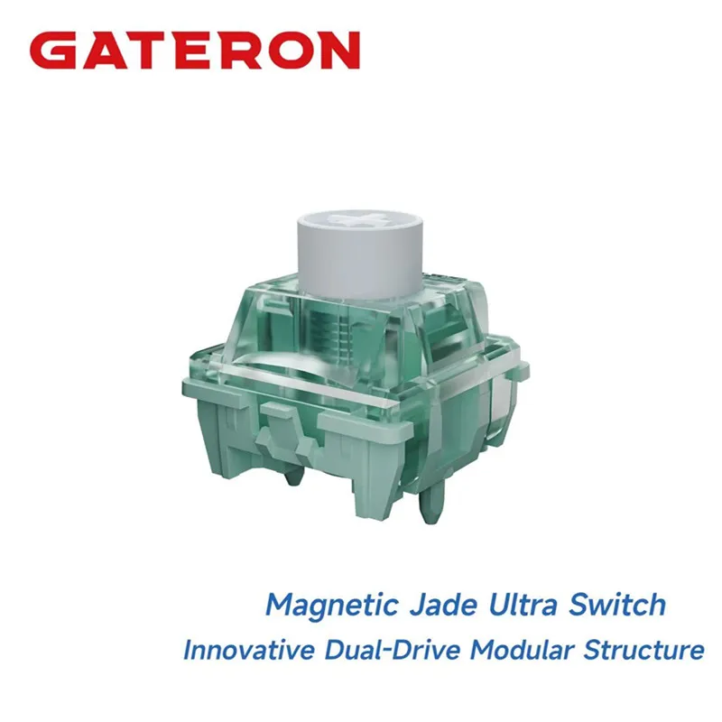 Фото Магнитный переключатель GATERON Jade Ultra, линейный, с регулируемым предварительным ходом, эффект датчика Холла HE для магнитных клавиатур, игр и офиса №3