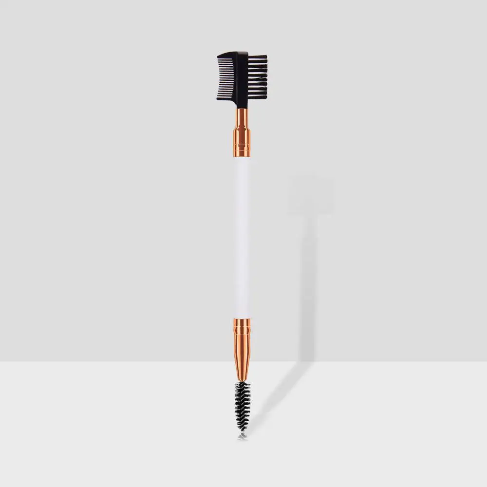 

New Double Head Eyebrow Comb Brow Lash Brush Eye Multifunction Makeup Eyelash Grooming Nylon Fiber Eyebrow Brush Tool For Female