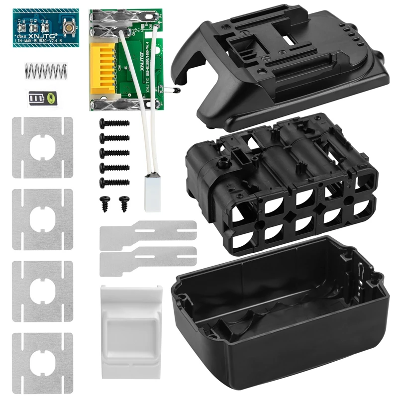 

Battery Case Box PCB Charging Protection Board Shell BL1830 BL1860 For MAKITA 18V 6Ah 9.0Ah LED Battery Indicator