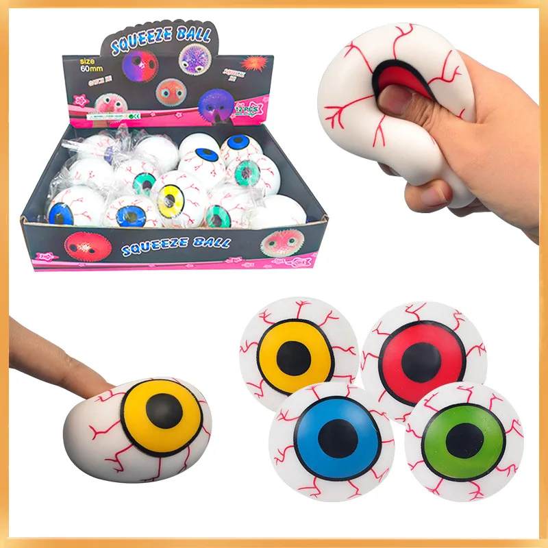 

Глазный шар на Хэллоуин TPR, игрушки-сжималки, страшный глазный шар, восстанавливающая форму игрушка, снятие стресса, антистрессовый глазный ...