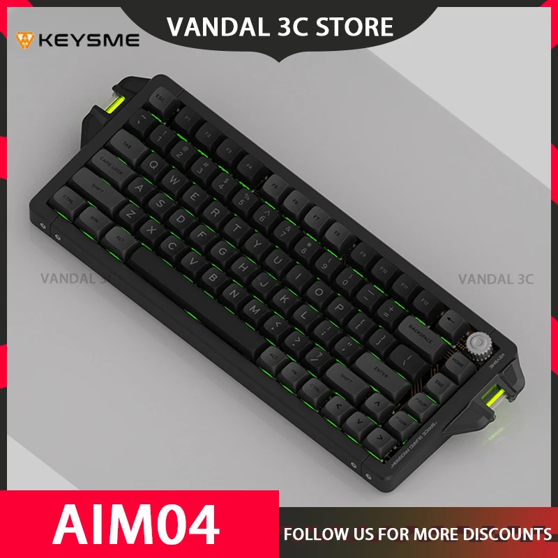 Клавиатура Keysme Aim04 механическая Беспроводная игровая клавиатура из алюминиевого