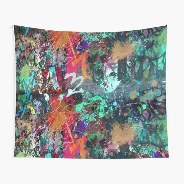 Современный гобелен в стиле граффити креативный городской стиль хиппи яркий