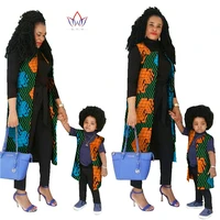 african traditional wear for women and son baby family clothing sets sleeveless two pcs africa style fashion clothing wy828