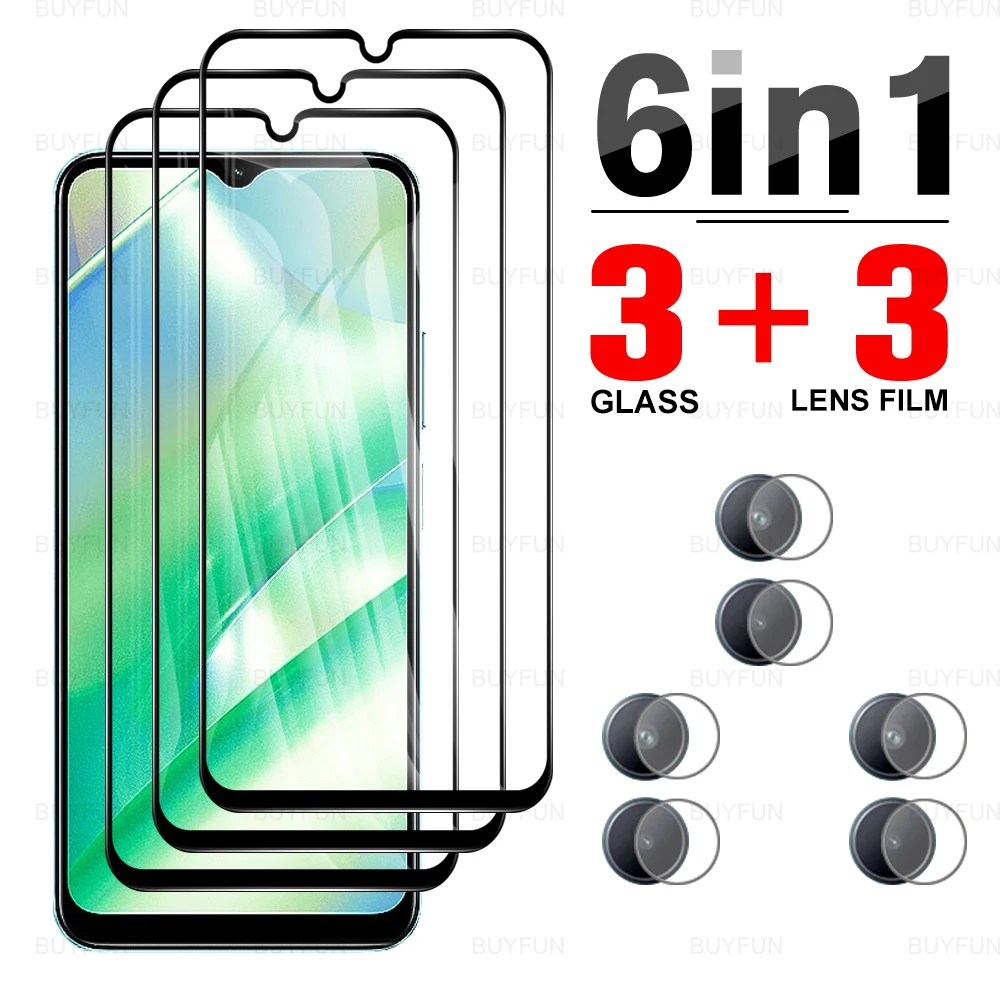 

6 в 1 пленка для объектива камеры oppo realme c33 c35 c31 c30 полное покрытие переднее закаленное стекло для realme realmy c33 4g защитное стекло