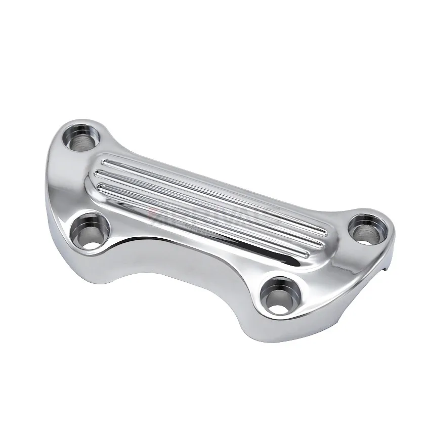 Мотоциклетные стойки руля с ЧПУ, верхняя крышка, зажим для Harley Touring Street Glide Softail Breakout Dyna Fat Boy Sportster