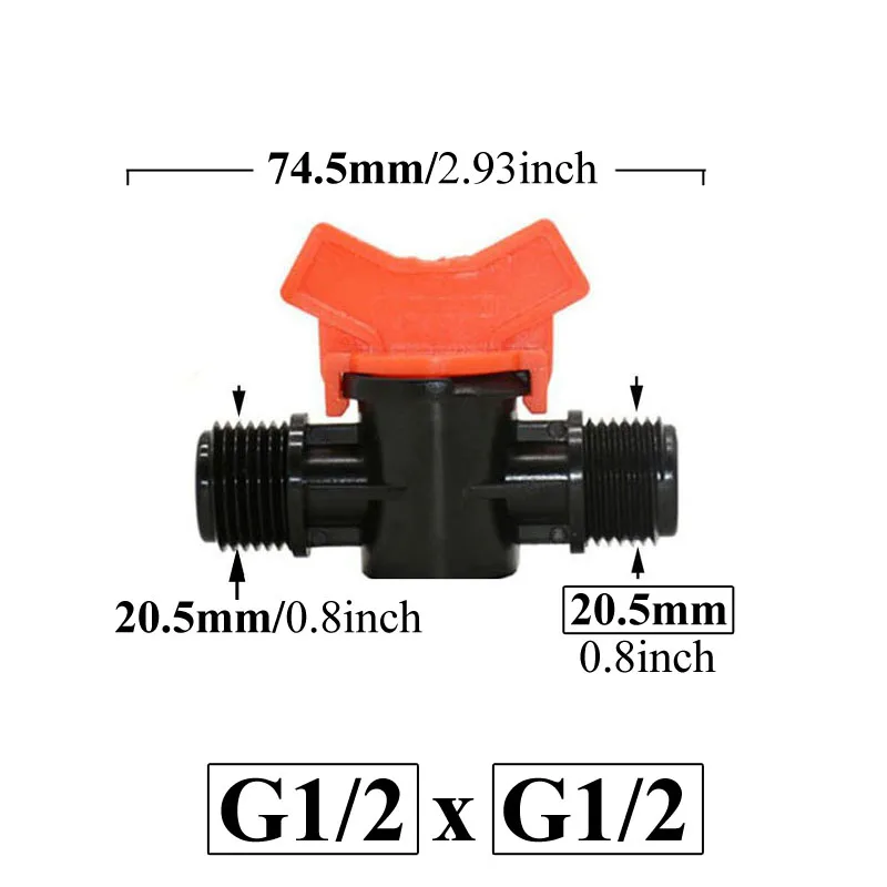 

Редукционный соединитель для садового водопровода G1/2 3/4, пластик, черный