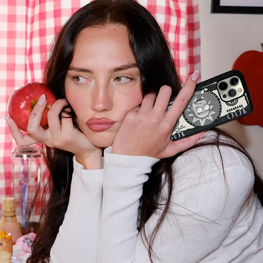 Забавный чехол для телефона с изображением героев мультфильмов R-Rick IPhone 11 12 13 14 15