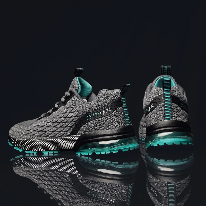 Men sneakers Lightweight Cushioning Outdoor Air cushion Road Running Shoes Marathon Sport Shoes Walking Shoes Tenis Masculino