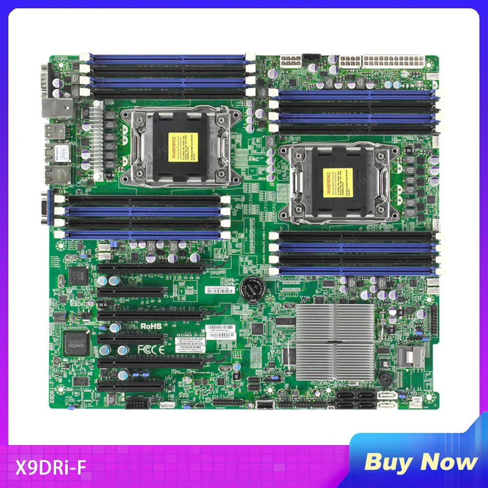 

X9DRi-F для материнской платы супермикро-сервера LGA2011 E5-2600 V1/ V2 семейство ECC DDR3 8x SATA2 и 2 порта SATA3