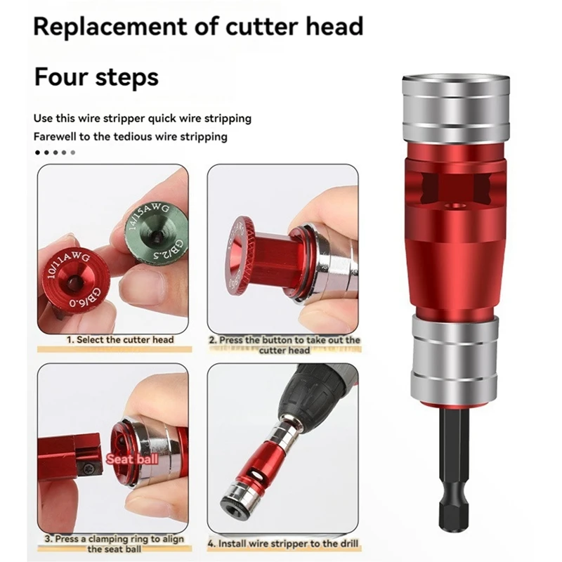 Инструмент для зачистки проводов электрика инструмент скручивания восьми в 1