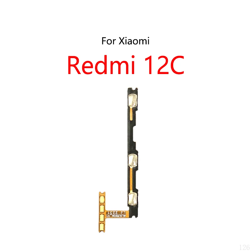 

30 шт./комплект, кнопки питания для Xiaomi Redmi 12C