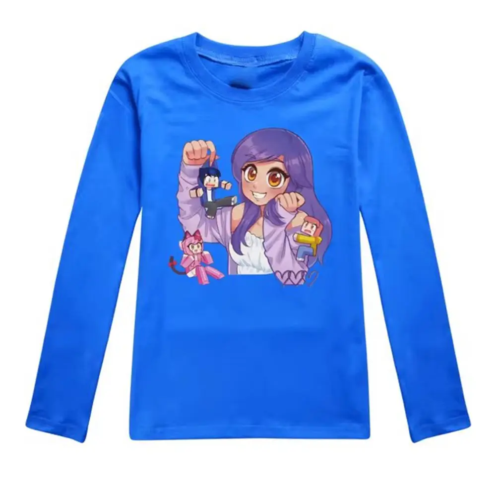 Футболка с котом аниме Афмау детская одежда повседневные футболки круглым