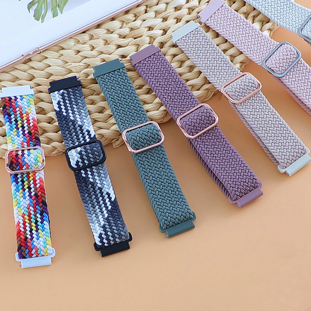 Фото Ремешок для часов Amazfit bip Max/6/5/Balance 2/Active 2/Max/GTR/T-Rex 3 Pro/Cheetah 2, плетеный браслет-ремешок Amazfit Heilo Strap №3