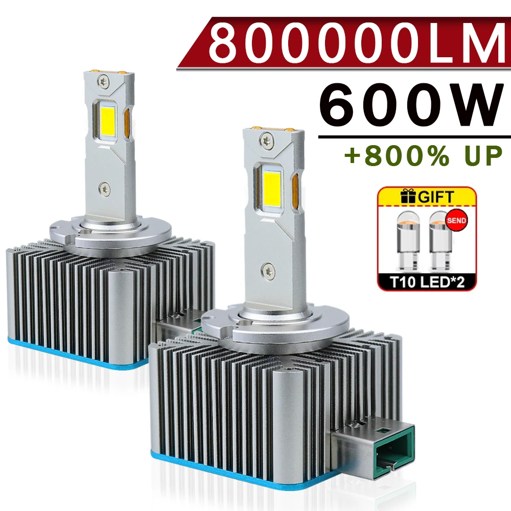 

D1S D3S Лампы для фар Canbus HID D1S D2S D4S D8S D1R D2R D3R Светодиодные автомобильные фары Turbo Двусторонняя лампа с чипом CSP для линз проектора