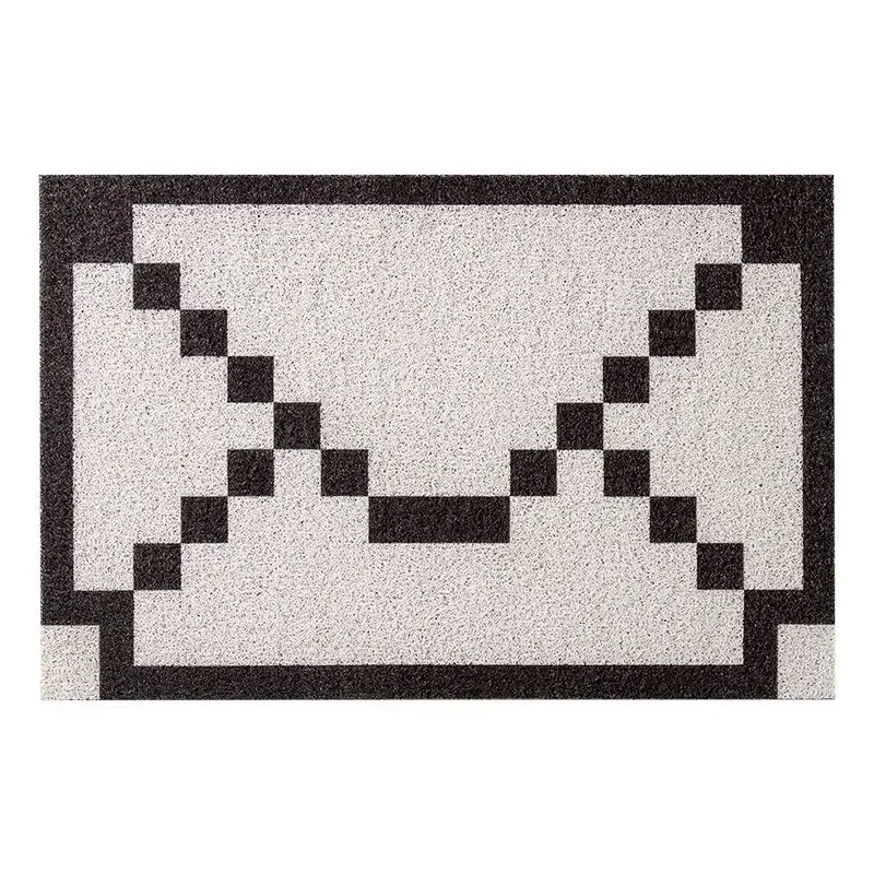 Режущий проволочный напольный коврик с кольцами и кнопками домашний для входной