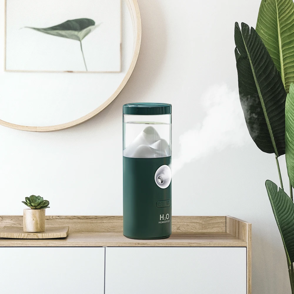 

220ML Air Humidifier 2000mAh Rechargeable Aroma Diffuser Portable Essential Oil Diffuser Mini Home Mist Maker With Night Light