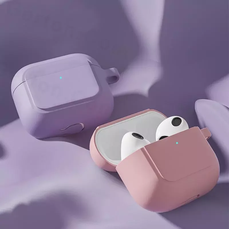 

Silicone Protective Case For Apple Airpods 3 2021 Cover Soft TPU Thin Cover For AirPods 3 Generation Wireless Earphone Funda
