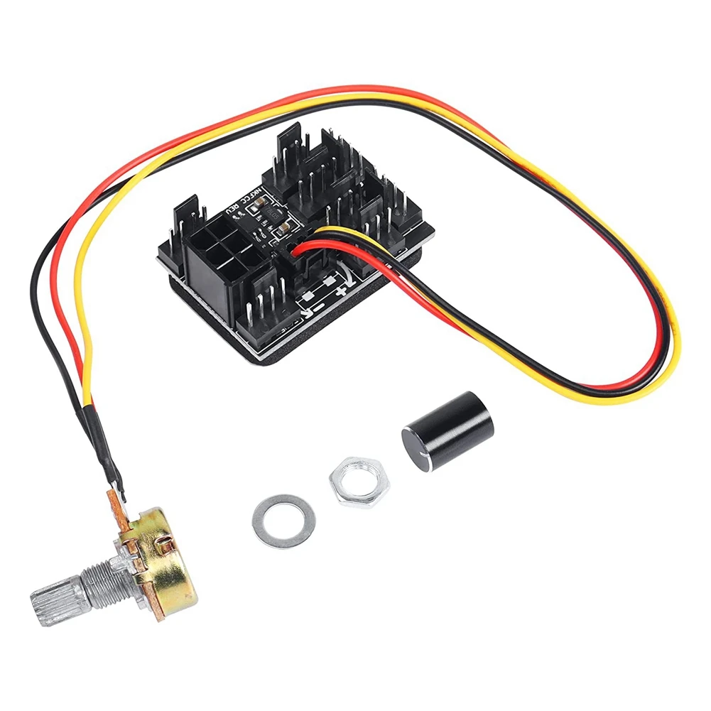 3-контактный 4-контактный адаптер вентилятора ШИМ-концентратор охлаждающего