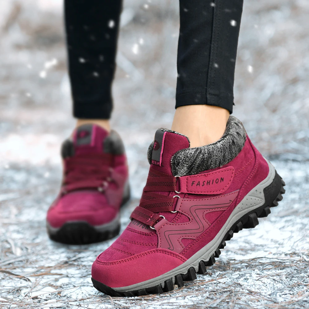

Winter Unisex Trail Shoes Athletic Shoes Boots For Hiking Mountain Climbing Size 35 To 49 Sneakers Climbing Hunting Shoes