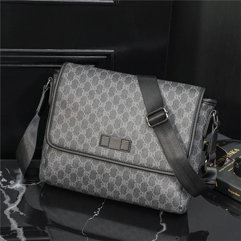 

Fashion Crossbody Bag for Men Bags Luxury Brand Casual Man Messenger Bag Designer Vegan Leather Male Bag Business Shoulder Bag