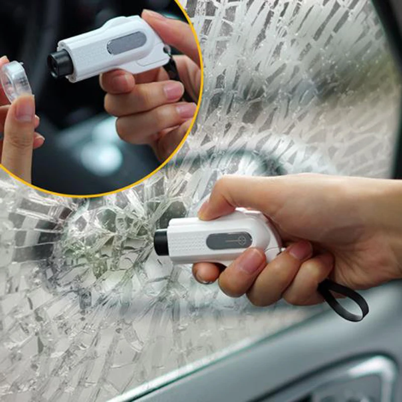 

Upgrade Safety Hammer For Car Key Chain Knife Life Saving Seat Belt Cutter Breaking Side Window Glass Safety Hammer