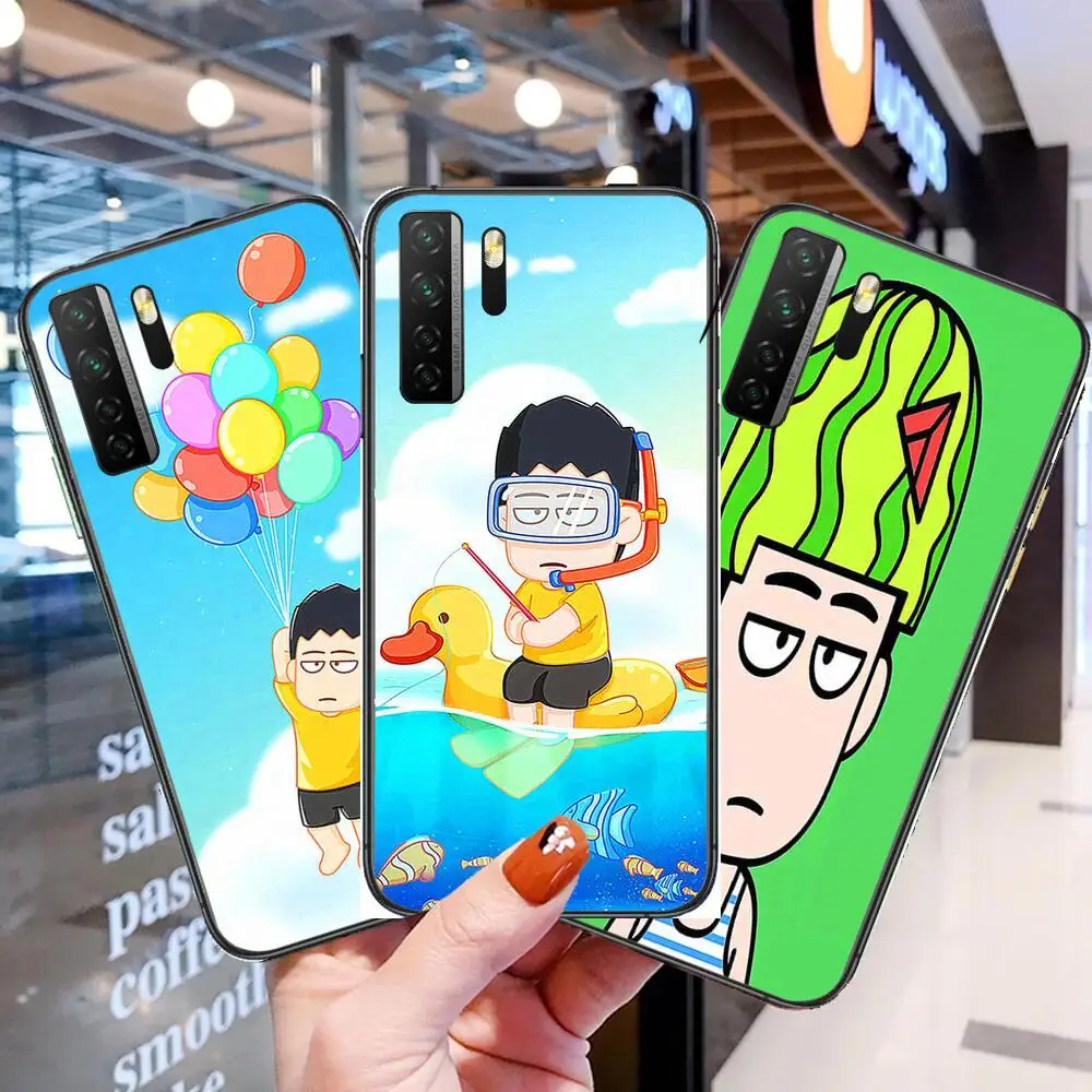 

Animation-HappyHammer Black Soft Cover The Pooh For Huawei Nova 8 7 6 SE 5T 7i 5i 5Z 5 4 4E 3 3i 3E 2i Pro Phone Case cases