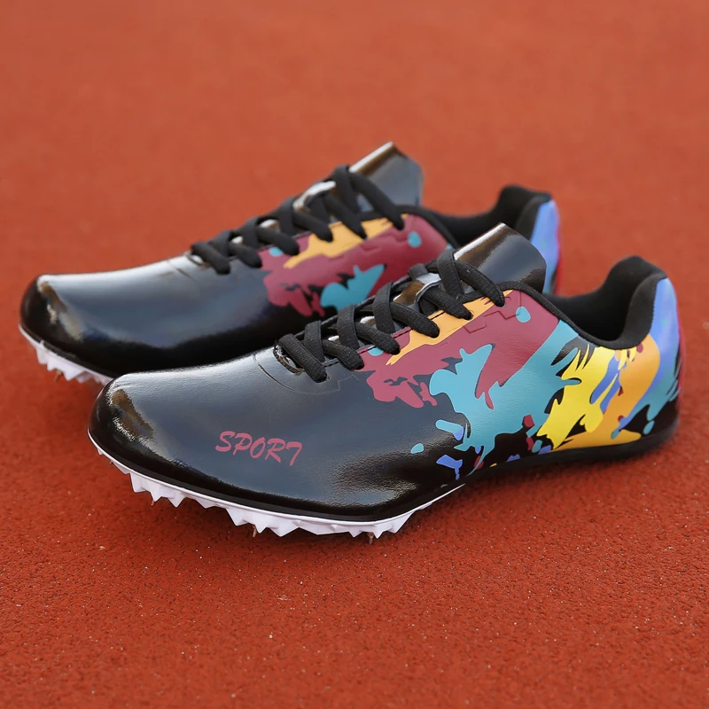 Track and Field Shoes Track Spike Men Women Running Sprint Shoes Lightweight Soft Comfortable Professional Athletic Shoes