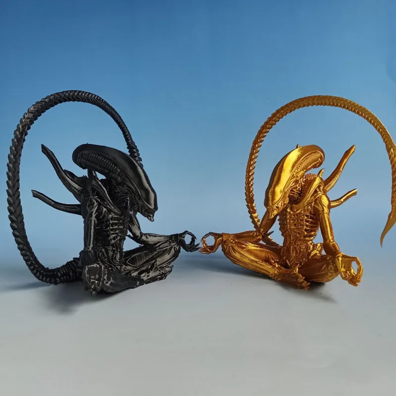Женская фигурка инопланетянина модель 2024 Xenomorph 3D украшение комнаты Хэллоуин