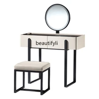 yj italian minimalist dressing table modern minimalist stone plate makeup table light luxury dresser
