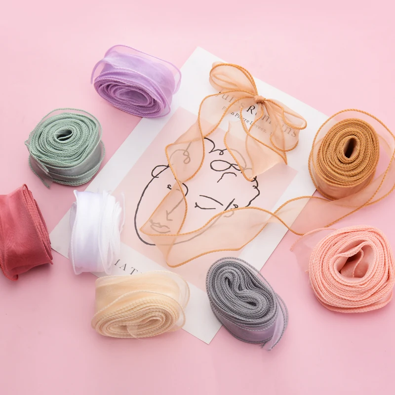 Декоративная лента из органзы 4 см x 10 м |