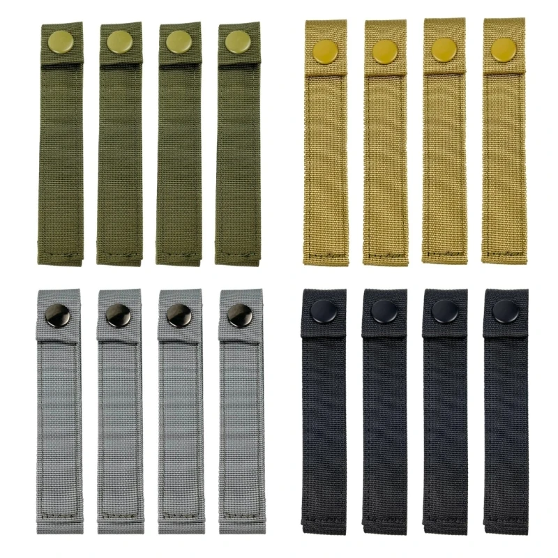

4PCS 6inch Snaps Straps for Backpack, Webbing Attachment Straps A2UF