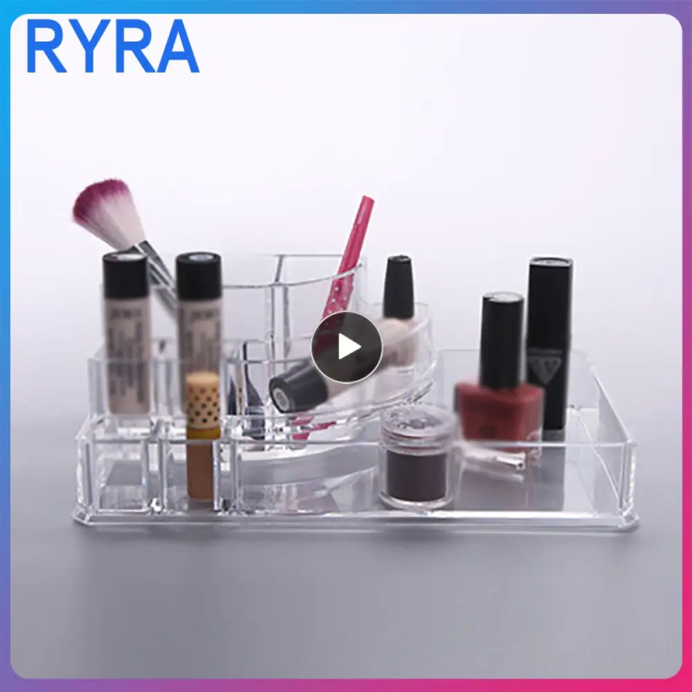 

Cosmetic Storage Box Acrylic Transparent And Visible Acrylic Storage Box Makeup Set Edge Smooth Storage Box Bathroom Storage