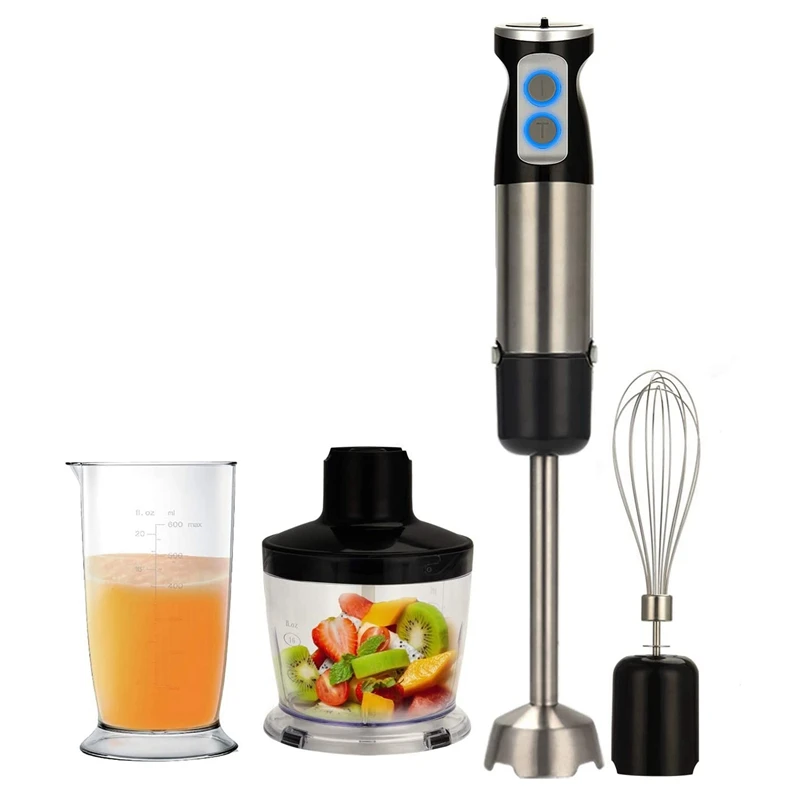 

Multi-Function Stick Mixer Immersion Hand Blender Stainless Steel Stick Blender Household Baby Food Machine With UK Plug