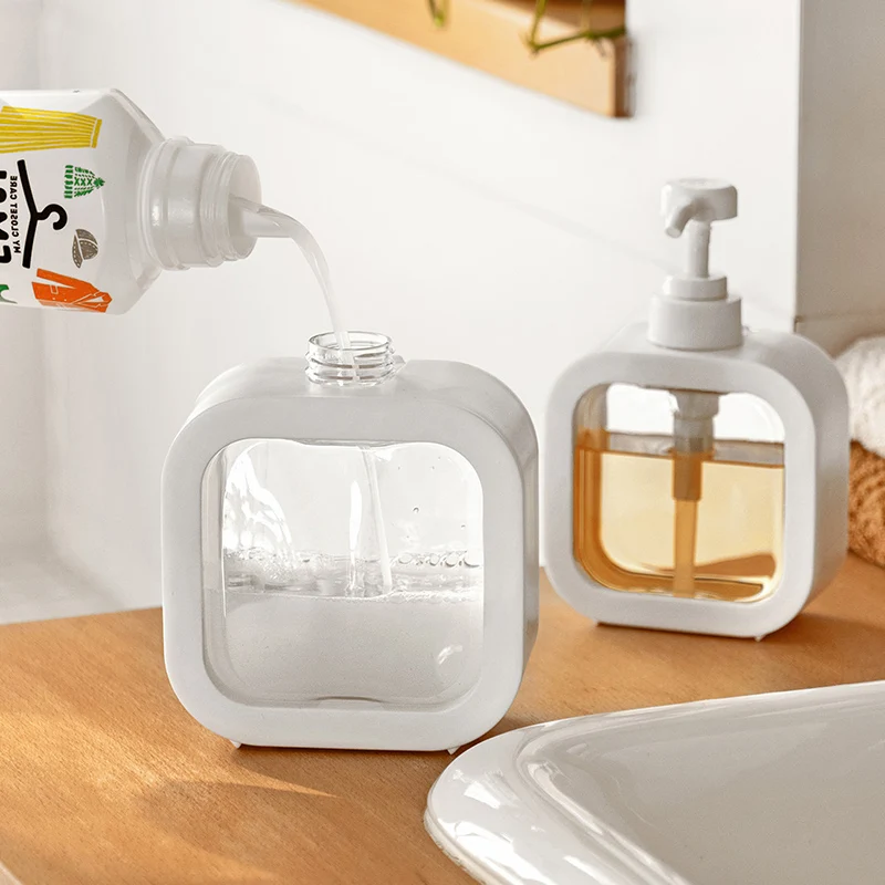 Белый диспенсер для мыла 300/500 мл