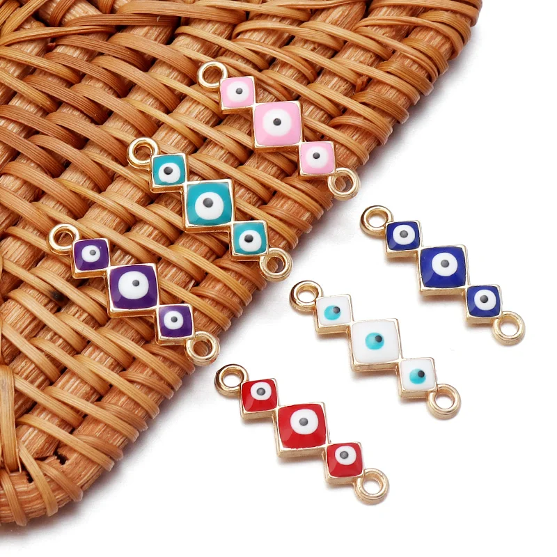 10 шт. сплав Капельное масло соединение глаз Пряжка бабочка цветок треугольник