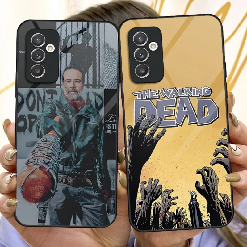 

The Walking Dead Phone Case For Samsung A52 A71 A21 A22 A31 A20 A12 A51 A40 A72 A81 Galaxy A14 A54 A34 M14 Glass Design Cover