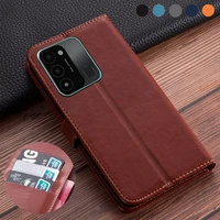 luxury leather flip book style case for tecno spark 8c wallet card holder cases for tecno spark 8c 6 6 in capa funda phone coque