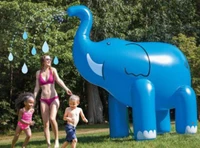 summer home pvc animal sprinkle water park inflatable elephant outdoor beach toy kids play water entertainment spray water toys