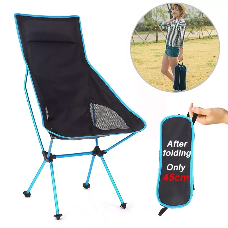 

Ultralight Folding Chair Superhar Camping Beach Chair High Load Aluminiu Fishing Hiking Picnic BBQ Seat Outdoor Tools