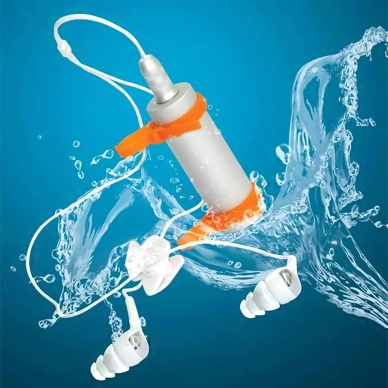 

IPX8 Waterproof MP3 Player 4GB/8GB Swimming Diving Music Players Underwater Sports MP3 Player Earphone for Swimming