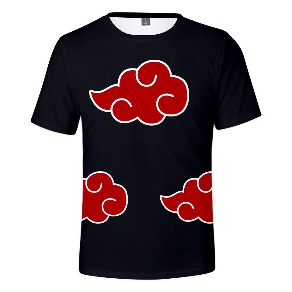 

Naruto Breeze Adult Unisex Nine Tailed Demon Fox Kurama Printed T-shirt 3d Men's T-shirt Children's Crew Neck Short T-shirt
