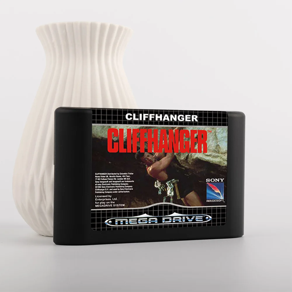 Фото 16-битный игровой картридж Retro Cliffhanger, европейская версия для игровых консолей Sega Megadrive №1