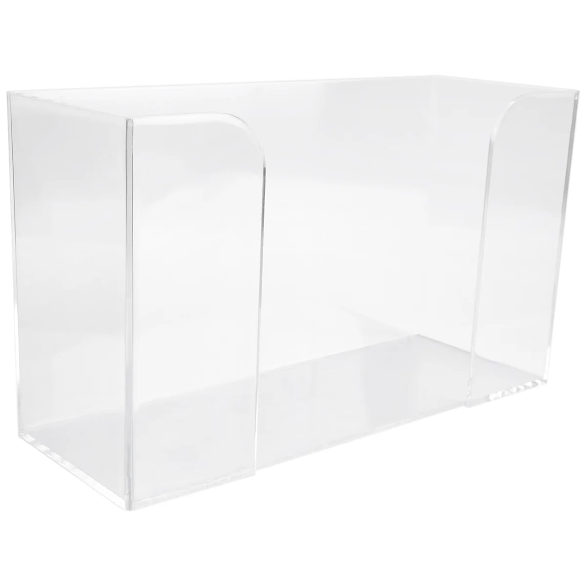 Countertop Paper Towel Dispenser Clear Guest Napkin Holder Suitable for Z-Fold C-Fold or Multi-Fold Towels