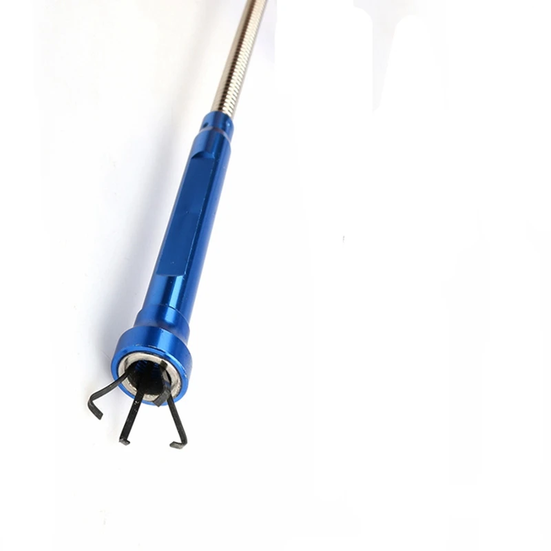 Металлический захват 4-Claw светодиодный магнитный длинный пружинный автомобиля