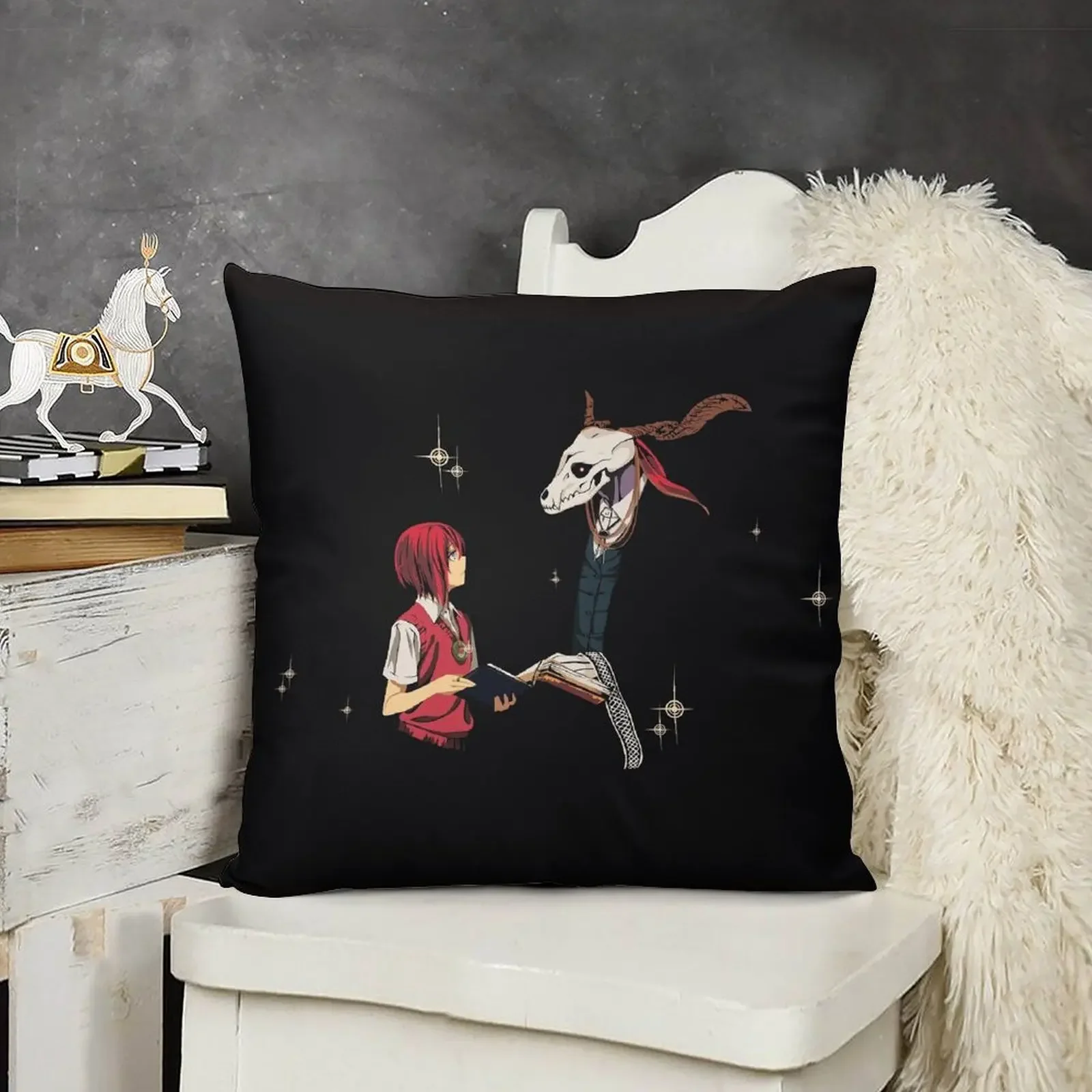 Древний волшебная невеста Элиас Эинсворт Чисе Хатори Декоративная подушка