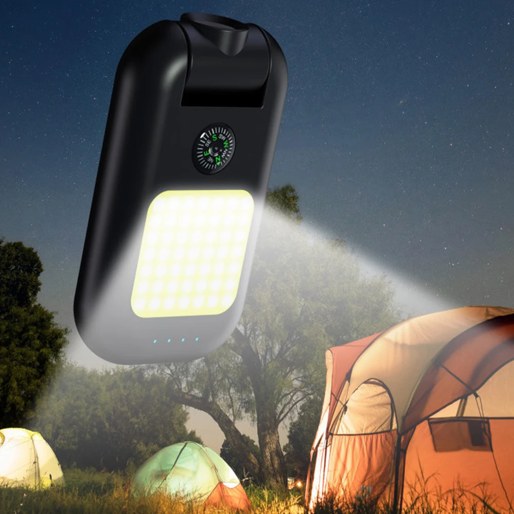 

Multifunctional LED Keychain 1500mAh Pocket Flashlight 180 Degree Rotating Portable Work Light Super Bright for Outdoor Camping