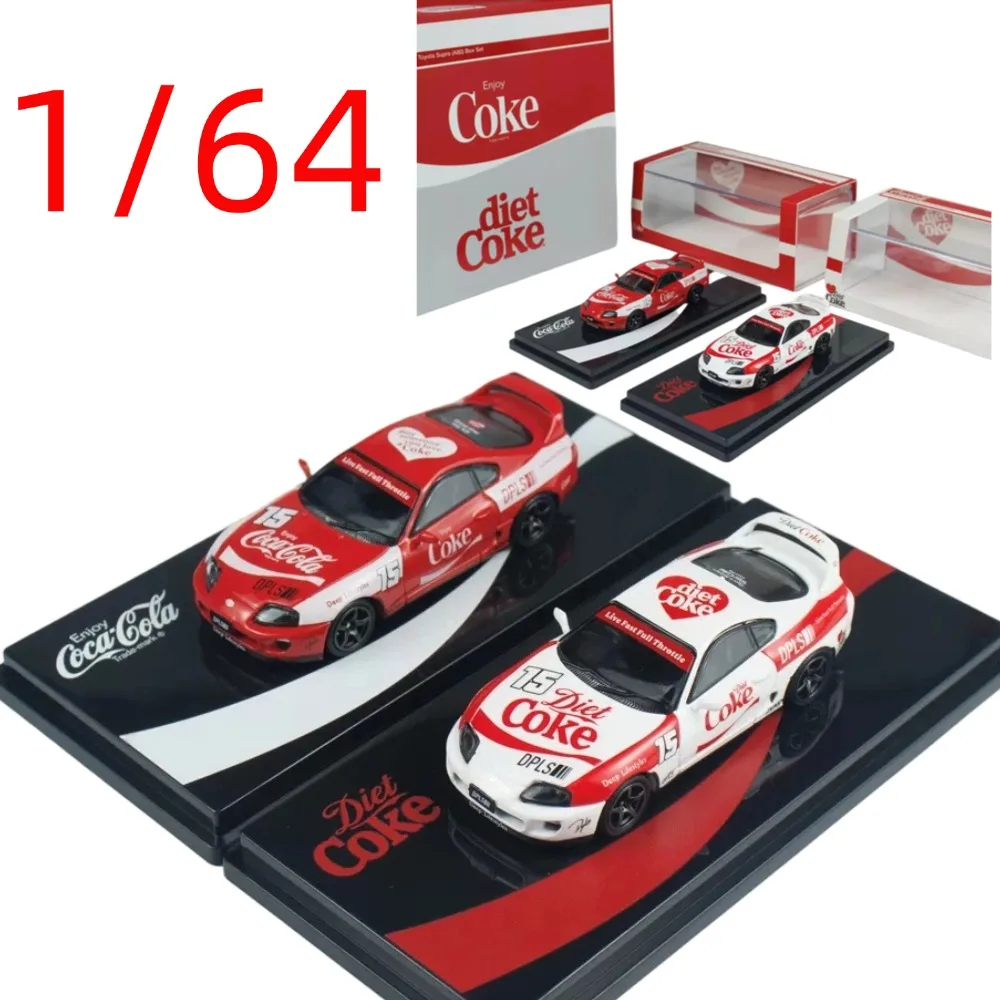 Фото Модель гоночного автомобиля INNO Diecast в масштабе 1/64: Toyota Supra A80, литая под давлением, из сплава, лимитированная серия для Гонконга №1