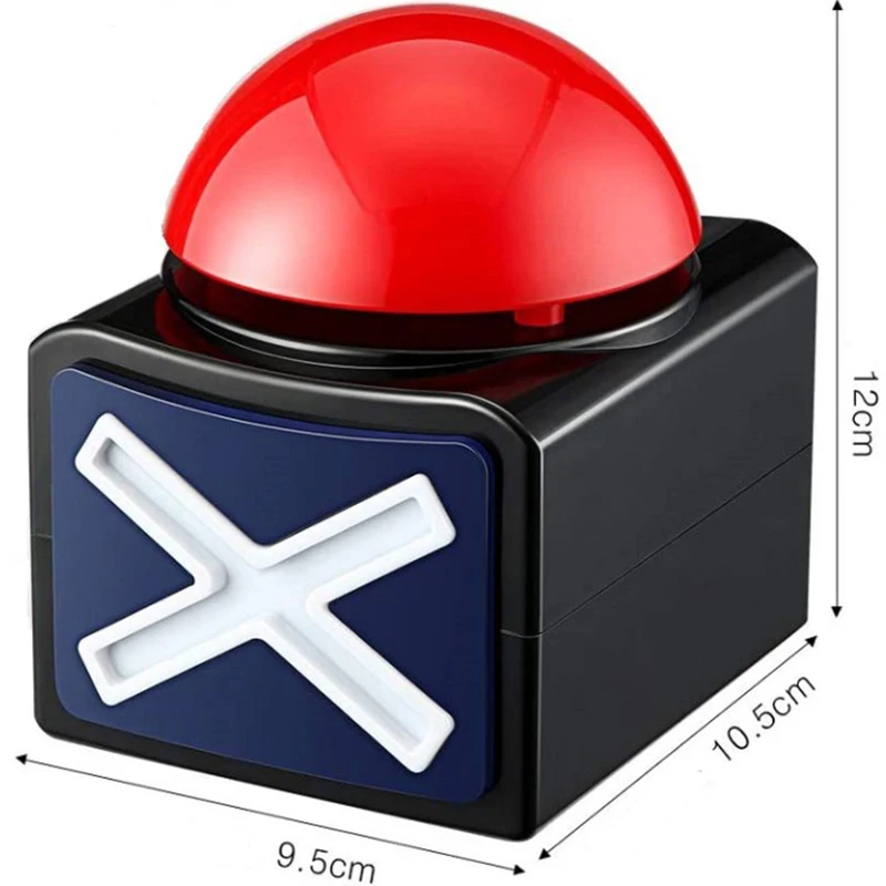 Новая кнопка сигнализации с зуммером для игры со звуком и светом Trivia Quiz Got Talent Buzzer